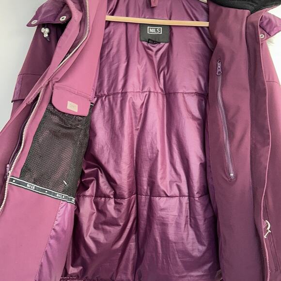 NILS Ski & Snowboard Jacket in Grape Wine Sz 6 - Picture 8 of 16